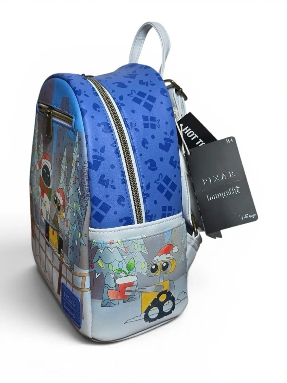 Loungefly Blue WALL•E & EVE Holiday Kids Mini Backpack